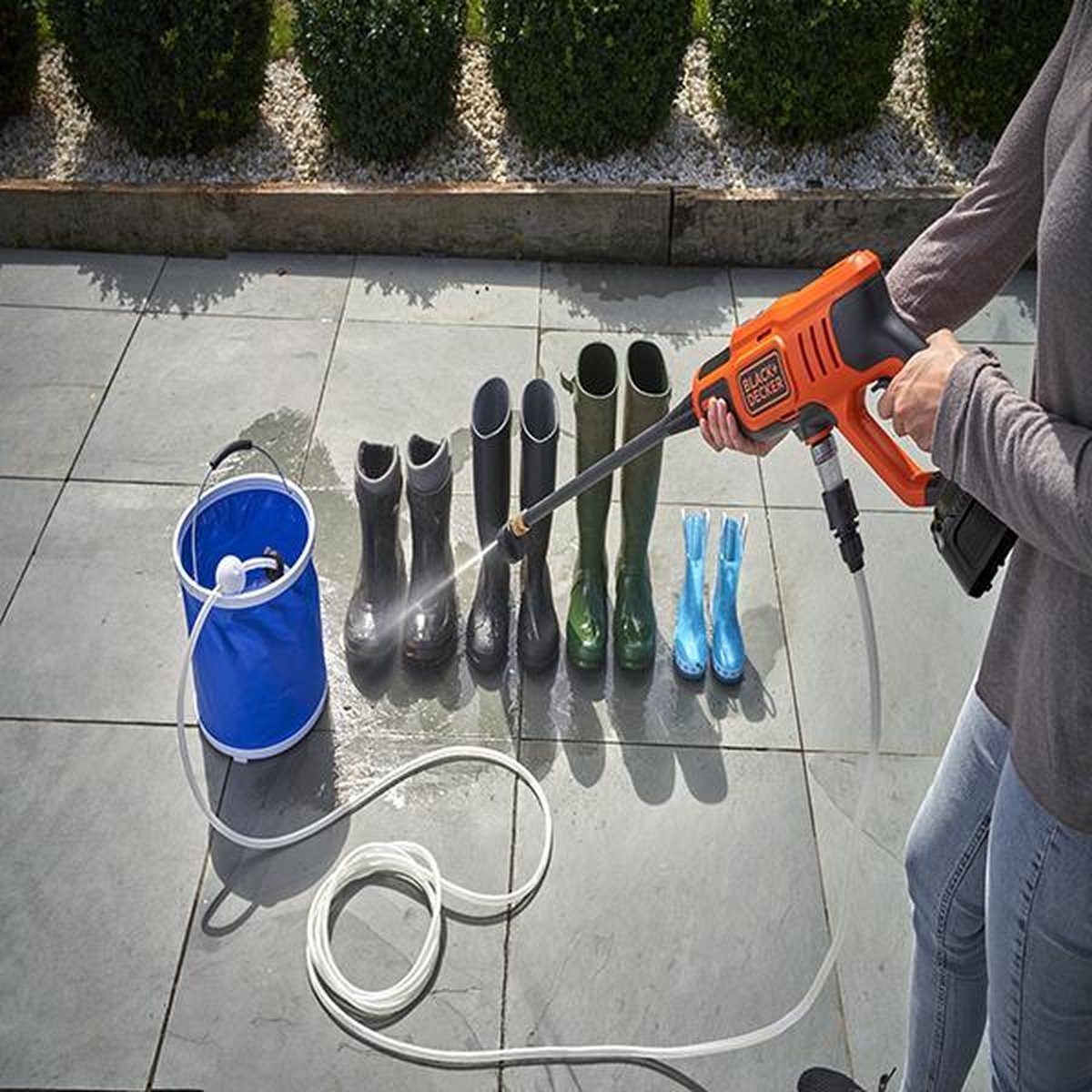 BLACK+DECKER Bcpc18b-xj 18v Lithium Snoerloze 24 Bar Hogedrukreiniger - Batterijloos