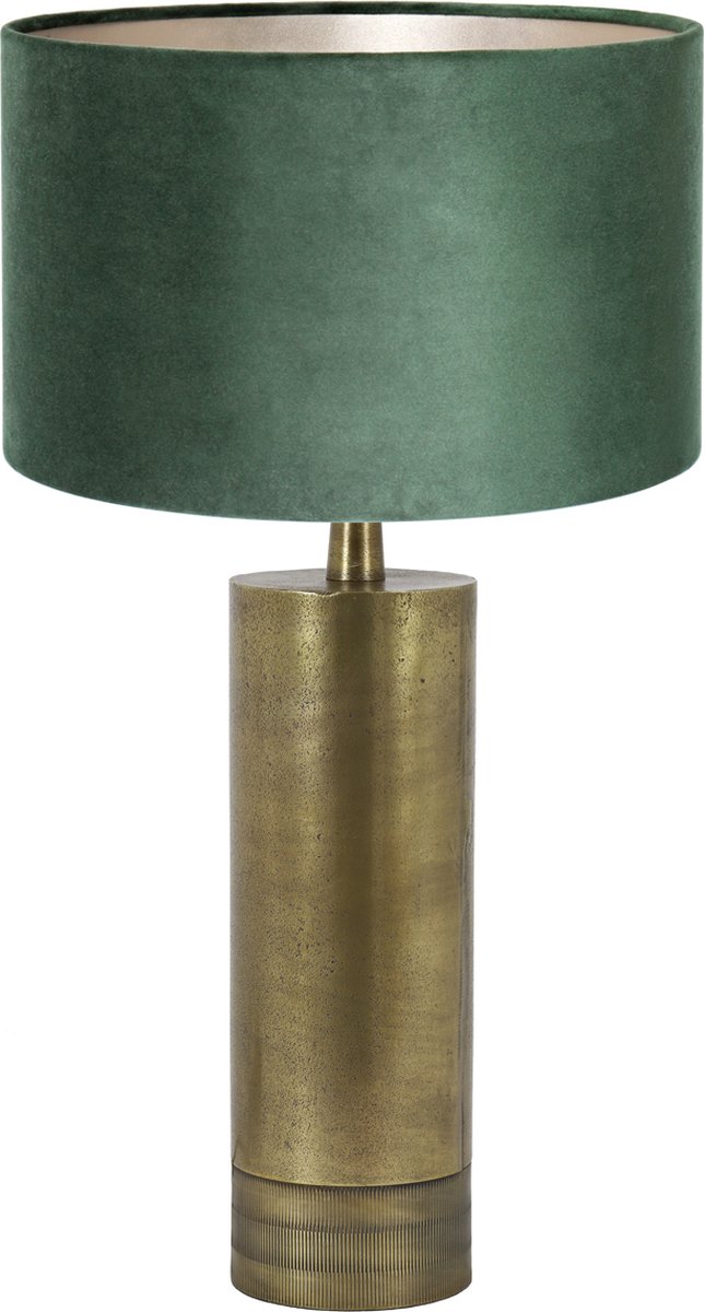 Light & Living Savi Tafellamp Goud/ - Groen