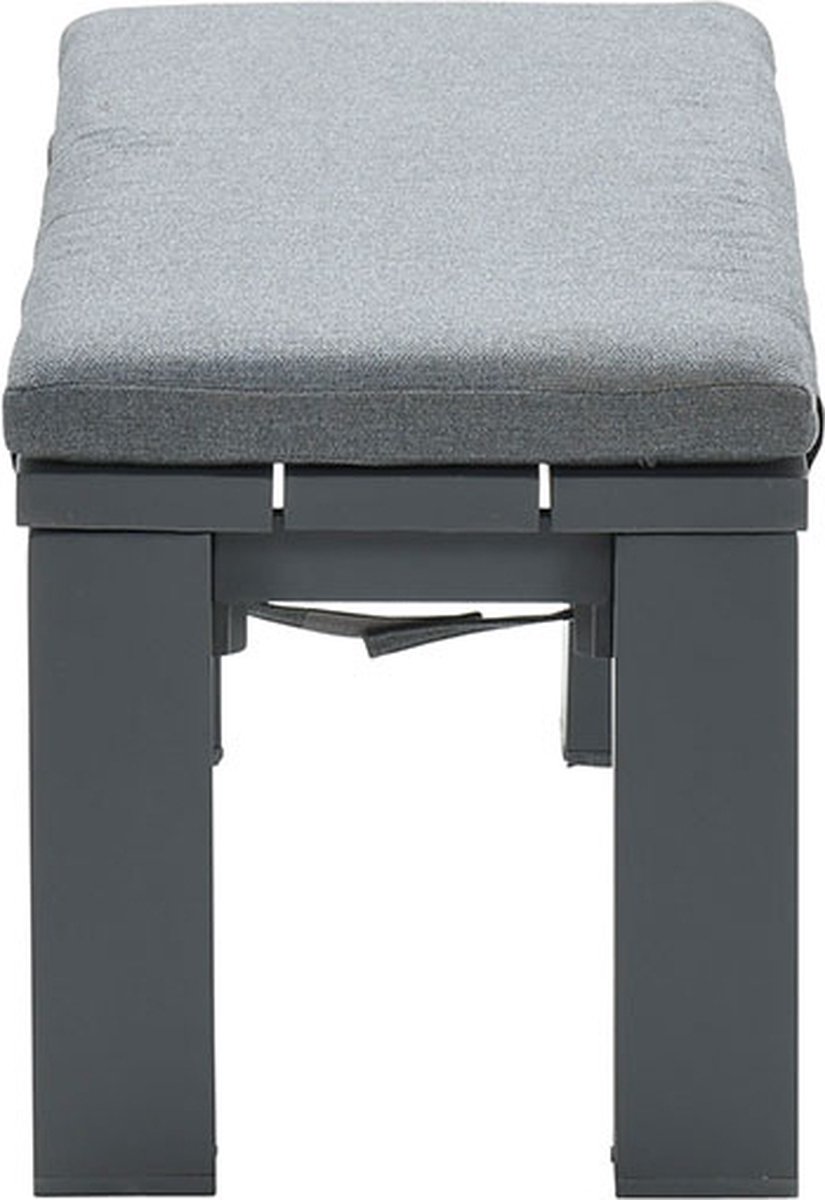 Garden Impressions Nika Sportbank 115,5 X 43 Cm - Donker - Grijs
