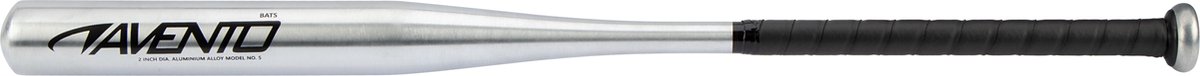 Avento Honkbalknuppel 75 Cm Aluminium/polyurethaan Zilver/ - Zwart