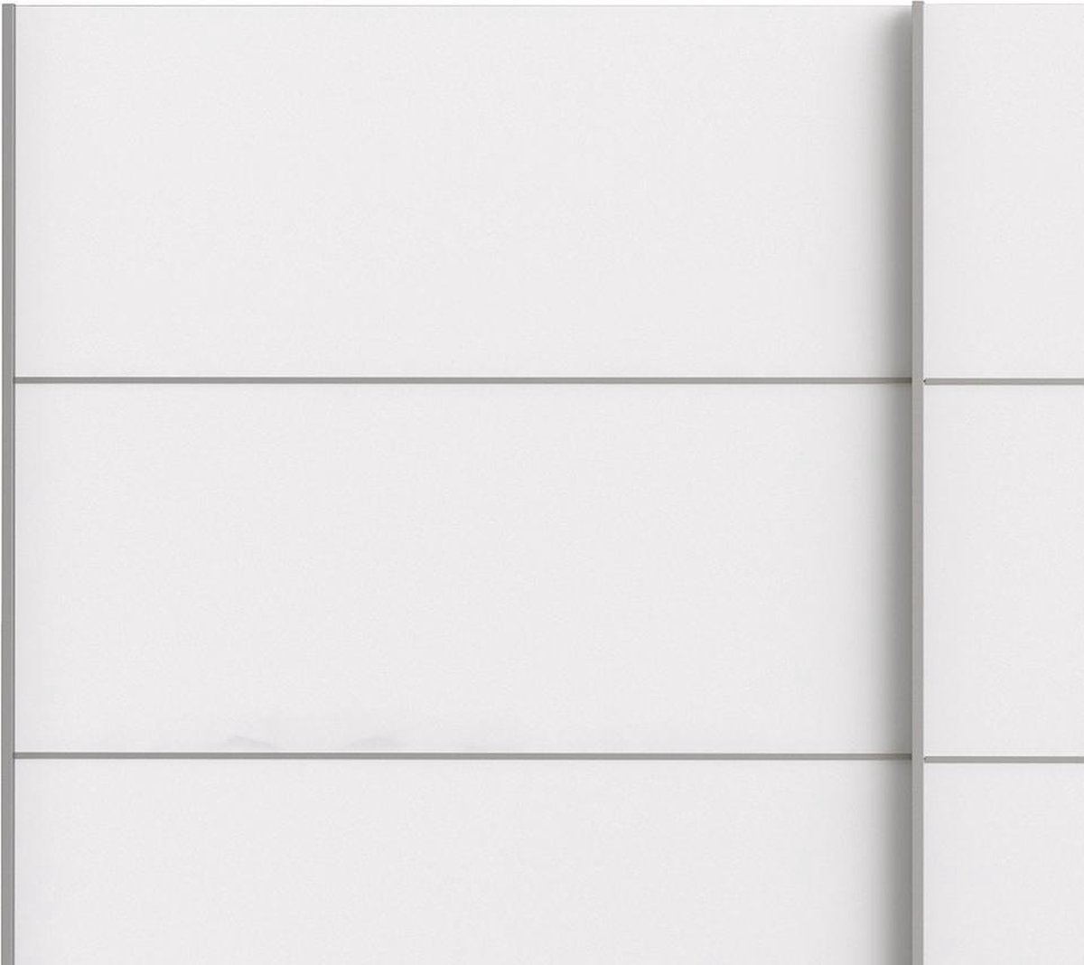 Veto Schuifdeurkast 2 Deuren Breed 243 Cm. - Wit