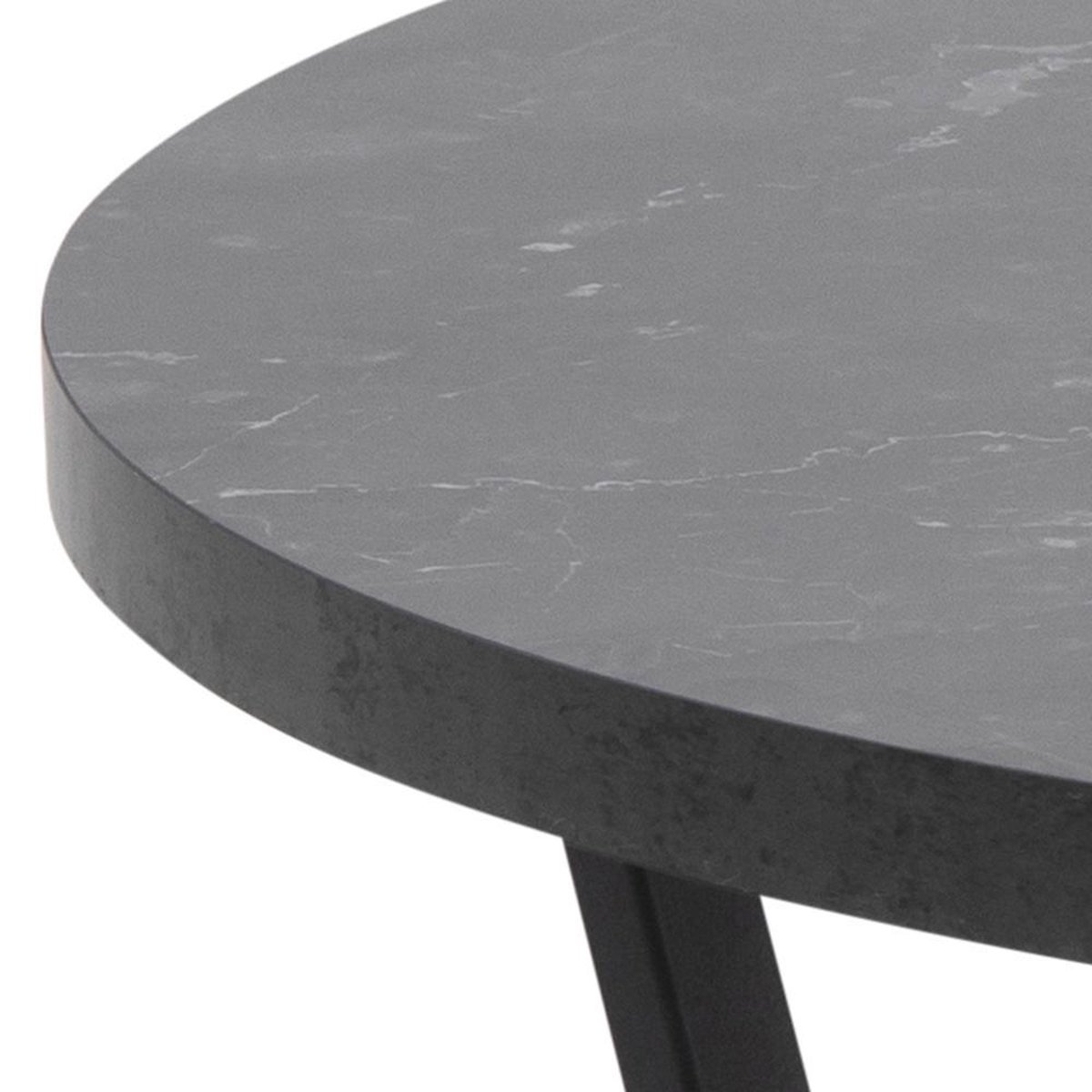 Amst Salontafel Marmer Print. - Zwart