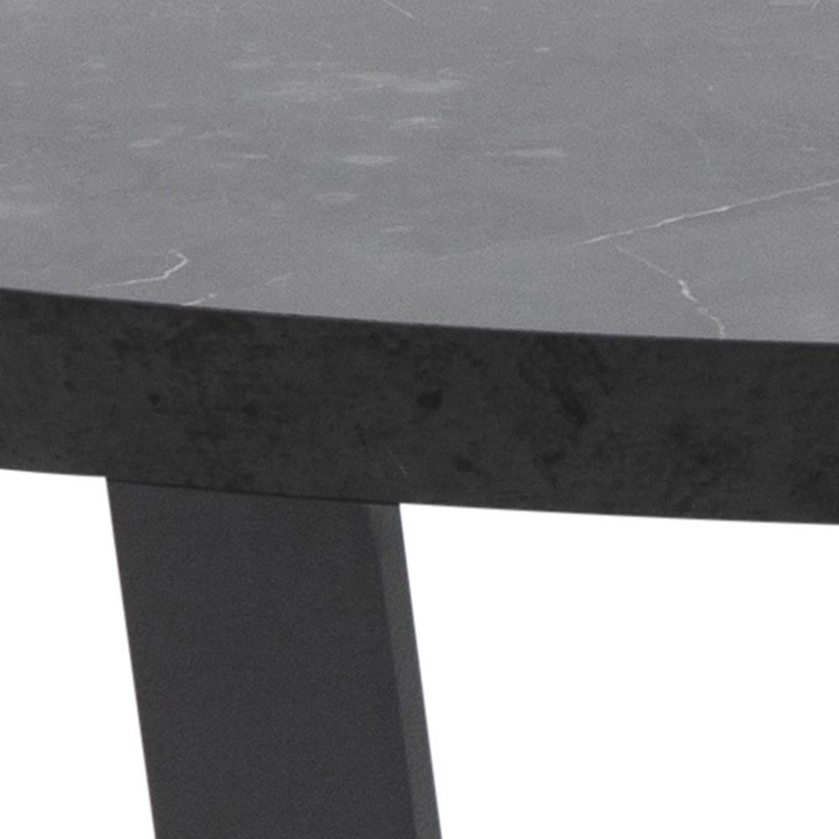 Amst Salontafel Marmer Print. - Zwart