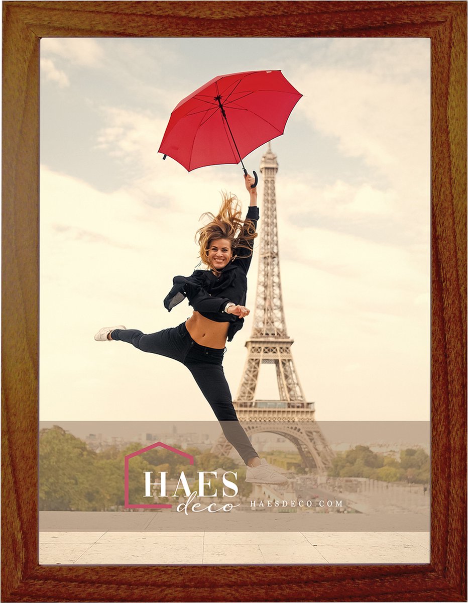 HAES deco - Houten Fotolijst Paris Rustiek 30x40 -Sp001308 - Bruin