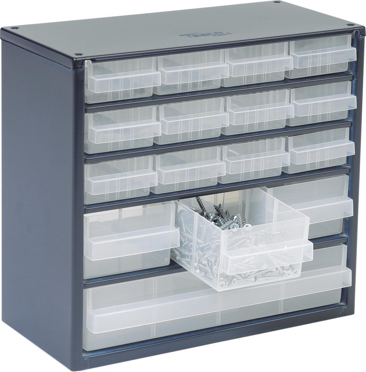 Raaco Ladekast Met 16 Laden Type 616-123 - Blauw