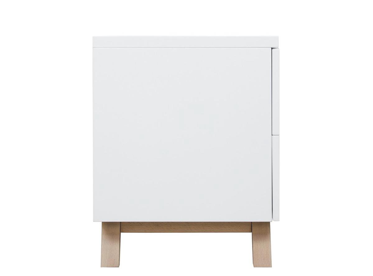 Bopita Lynn Nachtkastje Greeploos -/naturel - Wit