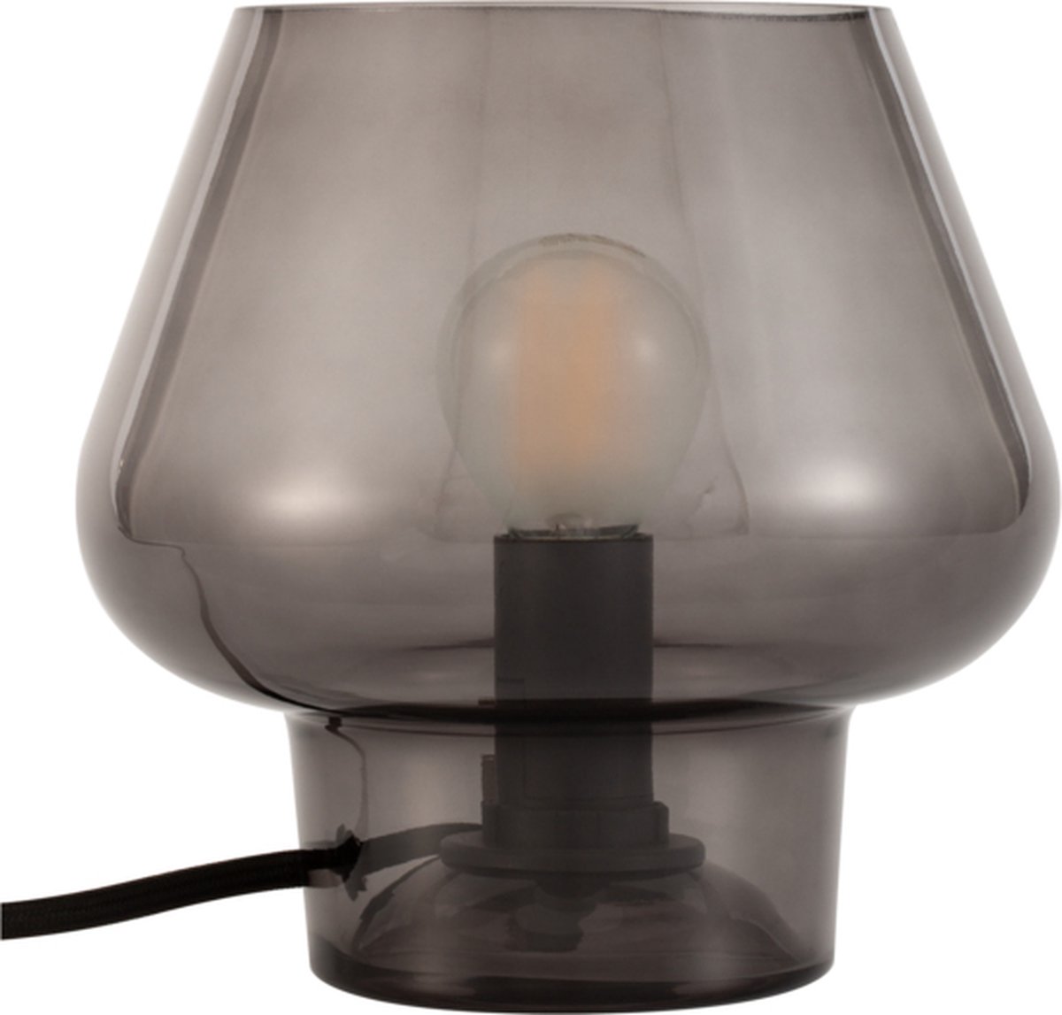 Pauleen Crystal Gleam Tafellamp - Rookglas - Grijs