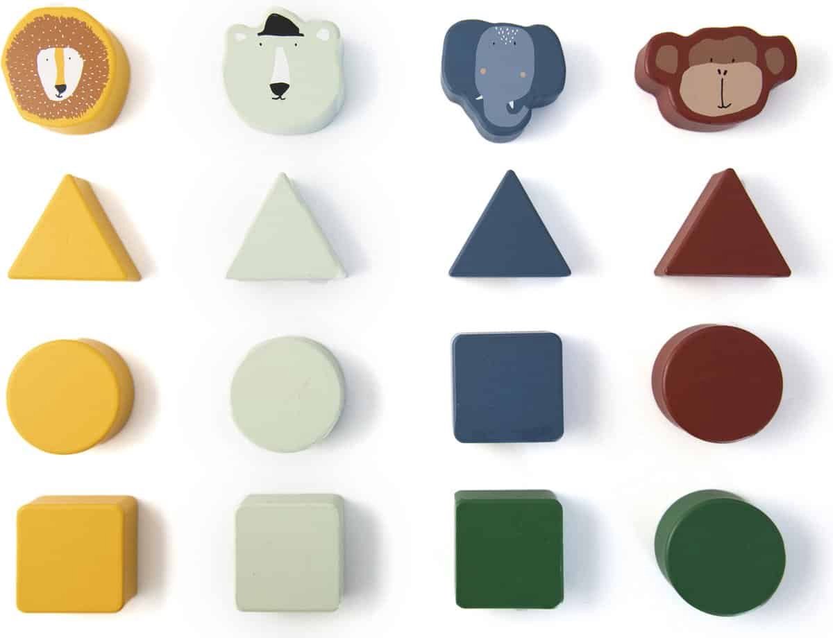 Trixie Vormenstoof Junior 15 Cm Hout Naturel 17-delig