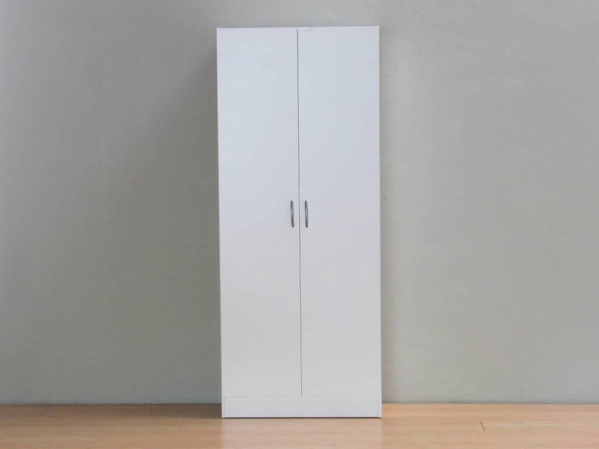 Fox Kledingkast Met 2 Deuren,. - Wit