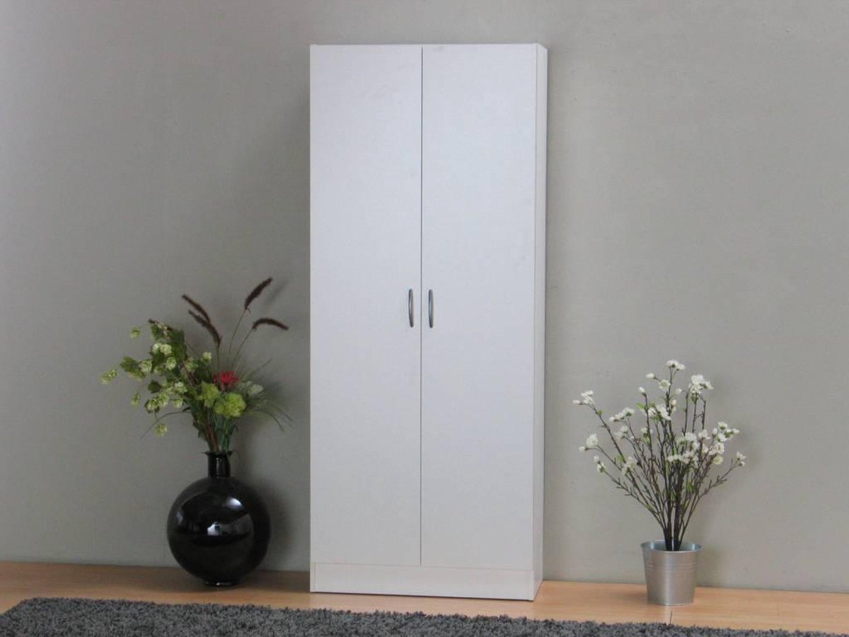 Fox Kledingkast Met 2 Deuren,. - Wit