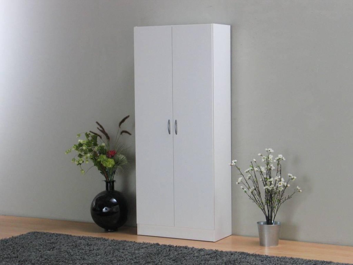 Fox Kledingkast Met 2 Deuren,. - Wit