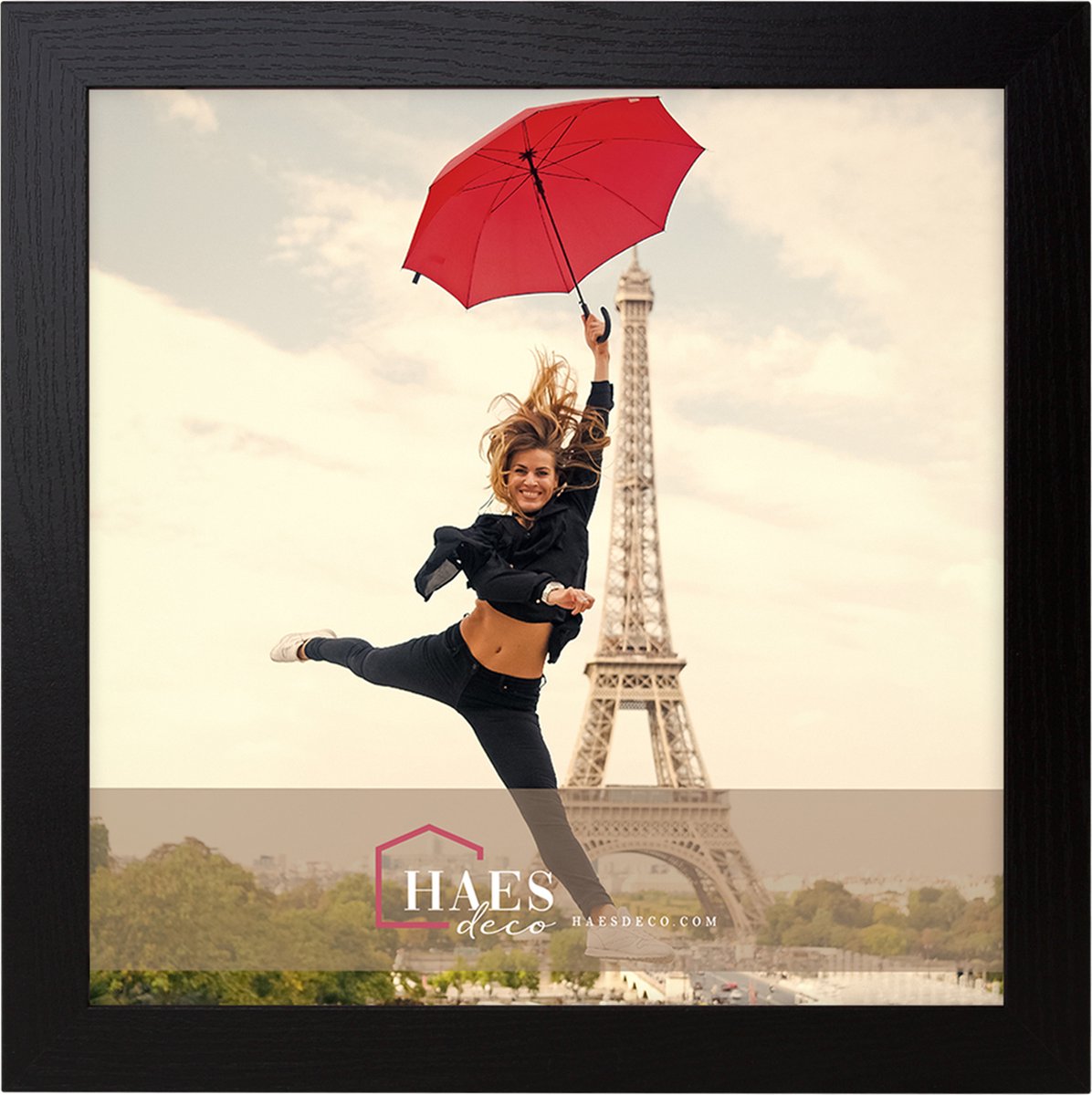 HAES deco - Houten Fotolijst Paris 30x30 - Sp001301 - Zwart