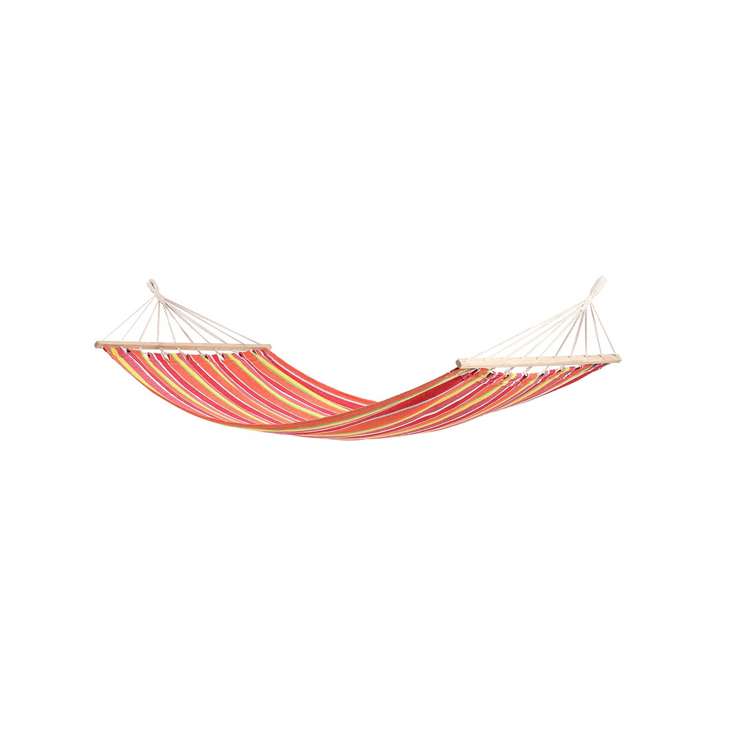 Feel Furniture - Hangmat Met Houtbar - Tropical - 200cmx150cm