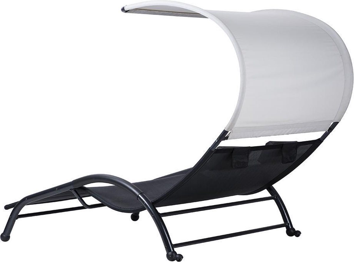 Feel Furniture - Dubbel Ligbed Met Vaste Voet - 2 Personen - Grijs