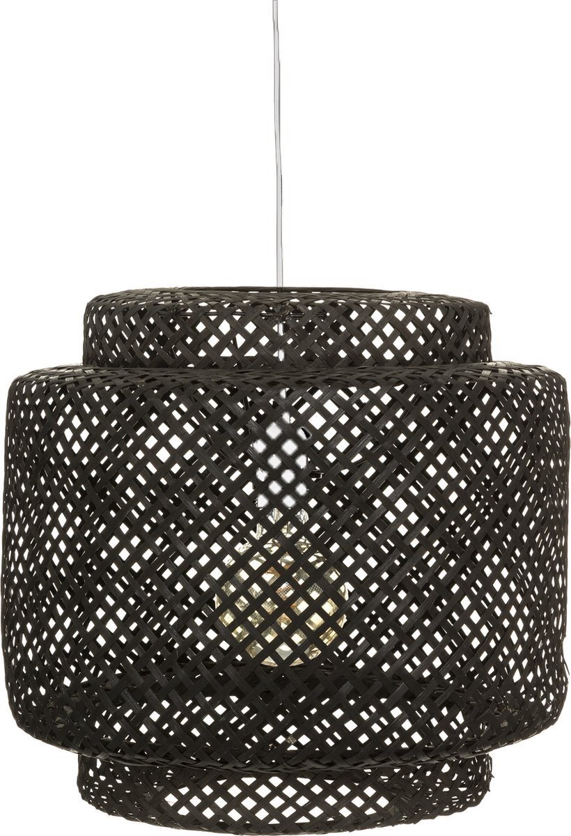 Atmosphere Atmosphera - Hanglamp - Bamboe - Ø40cm - - Negro