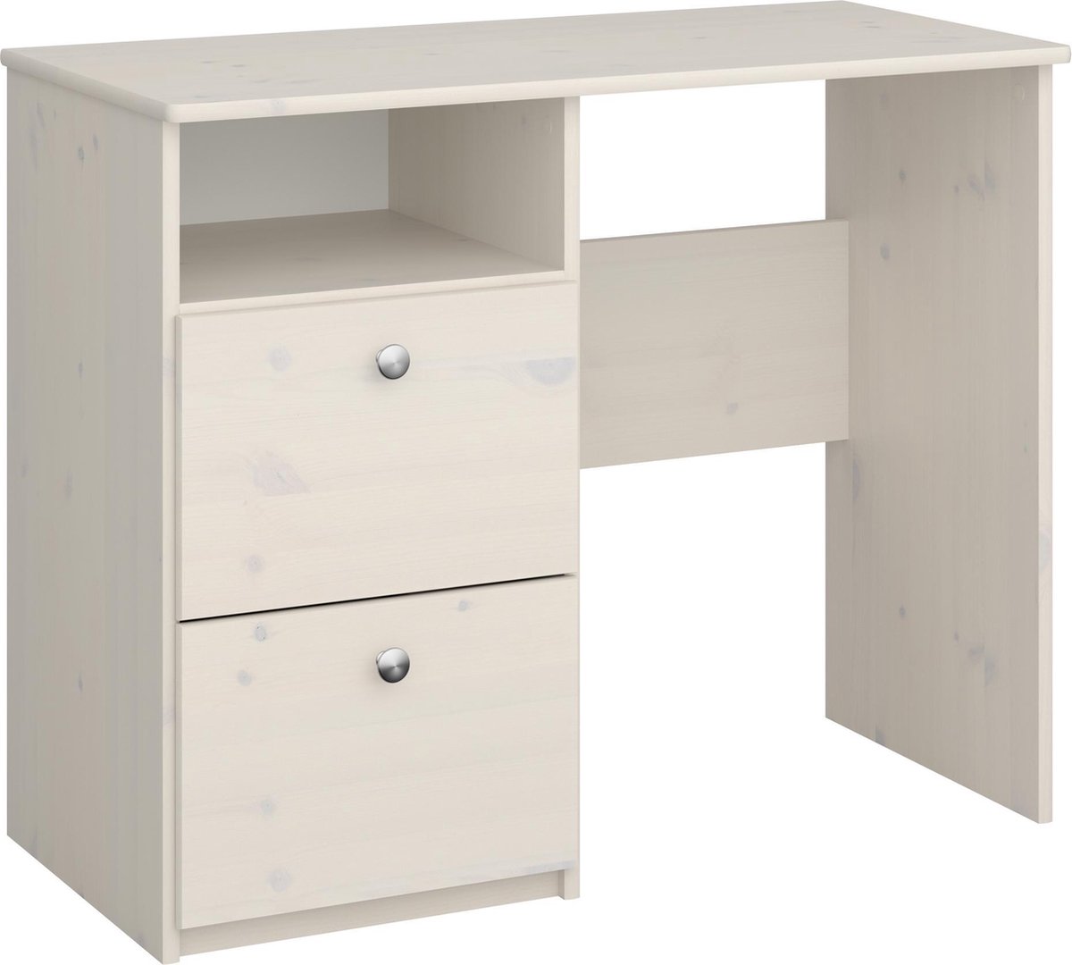 Molly,oscar Kids Bureau Met 2 Laden En 1 Plank Whitewash.