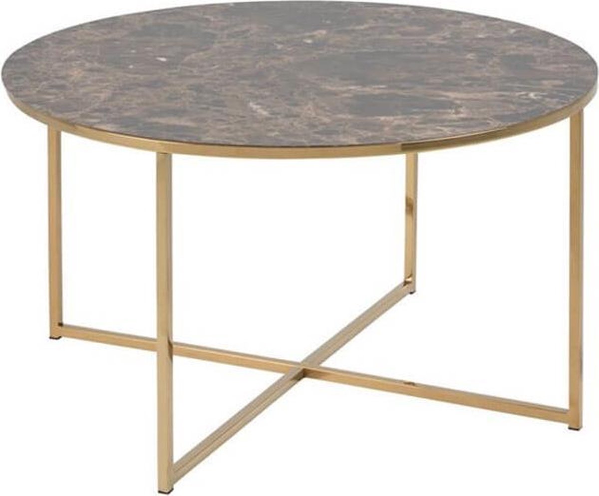 Alisma Salontafel Ø80 Cm,. - Bruin