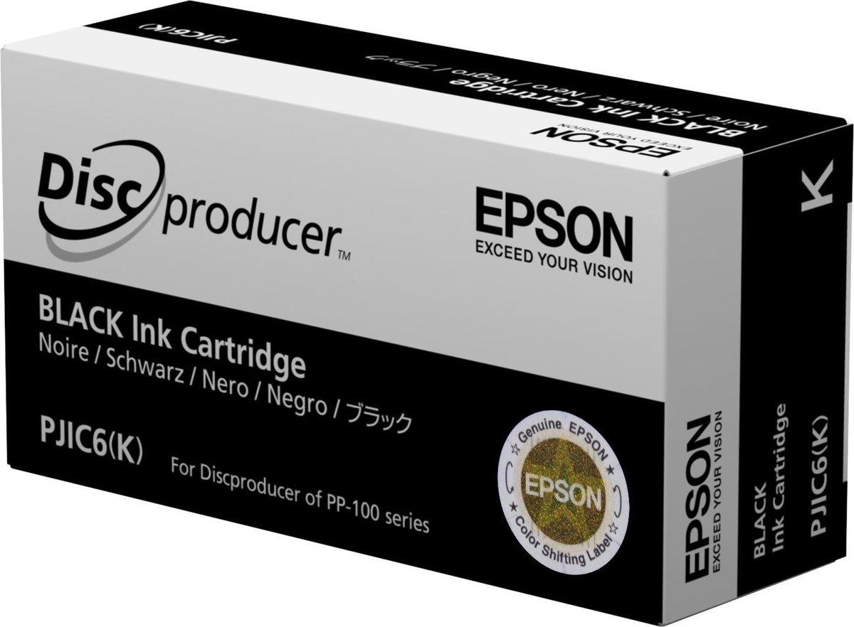 Epson Ink Cartridge, Black - Negro