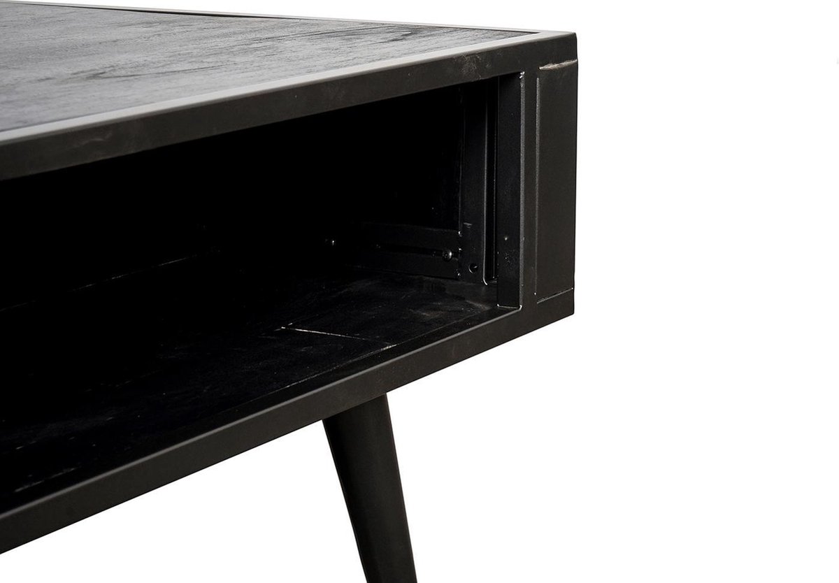 Nordicmindirattan Salontafel Met 1 Legplank,. - Zwart
