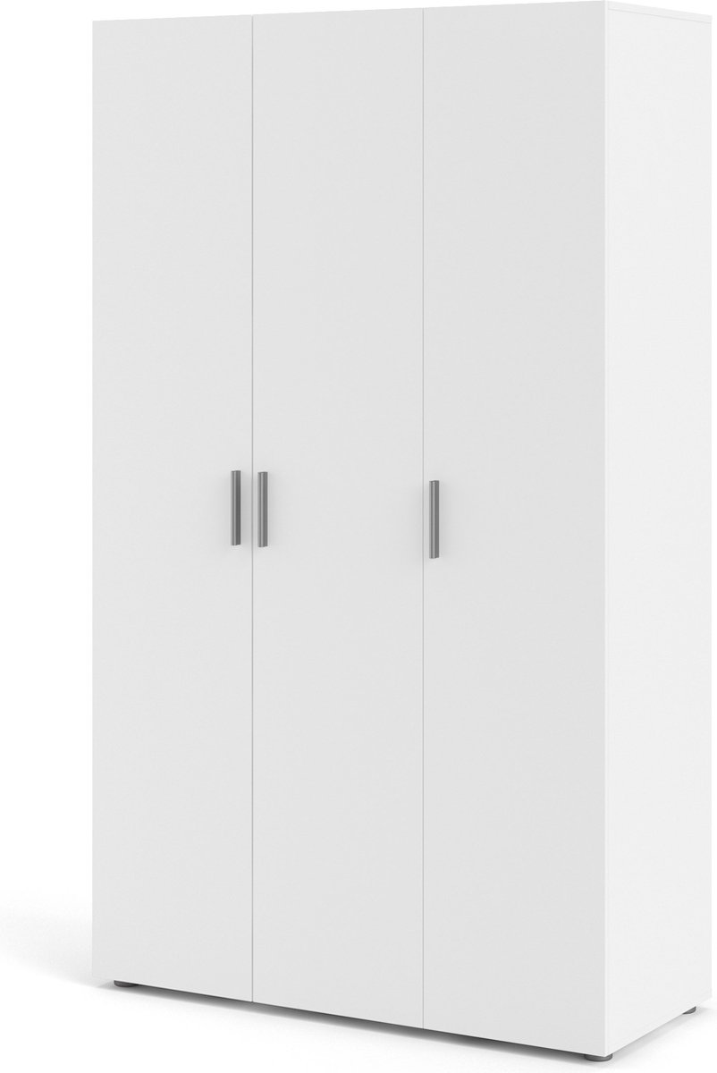 Petra Kledingkast 3 Deuren. - Wit