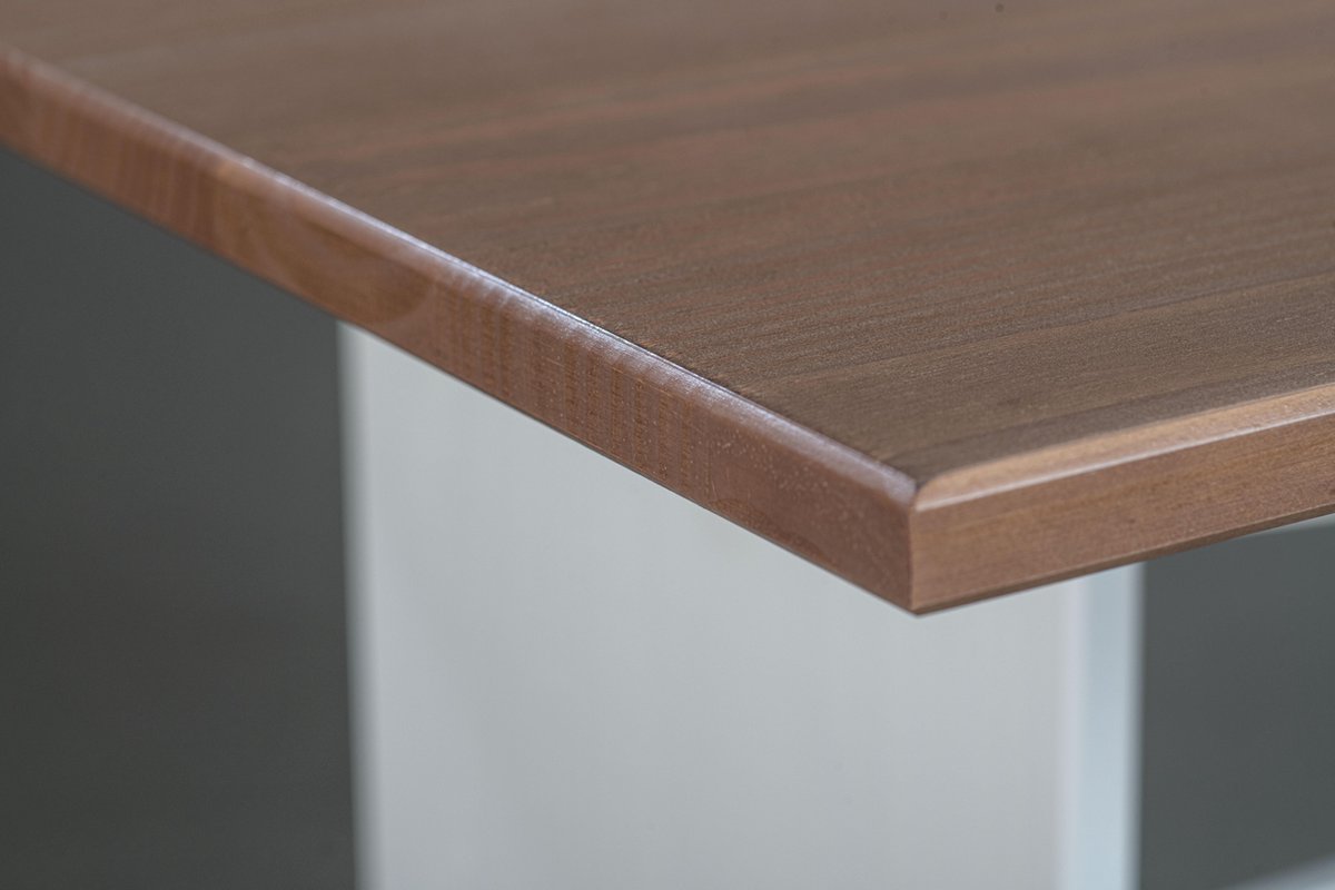 Wrightb Eetkamertafel, Bruin. - Wit