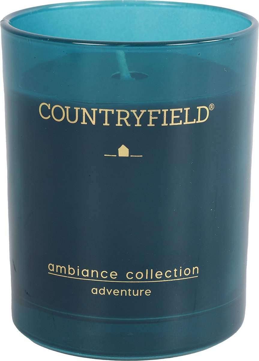 Countryfield Geurkaars Small Adventure - 7 Cm / ø 9 Cm - Blauw