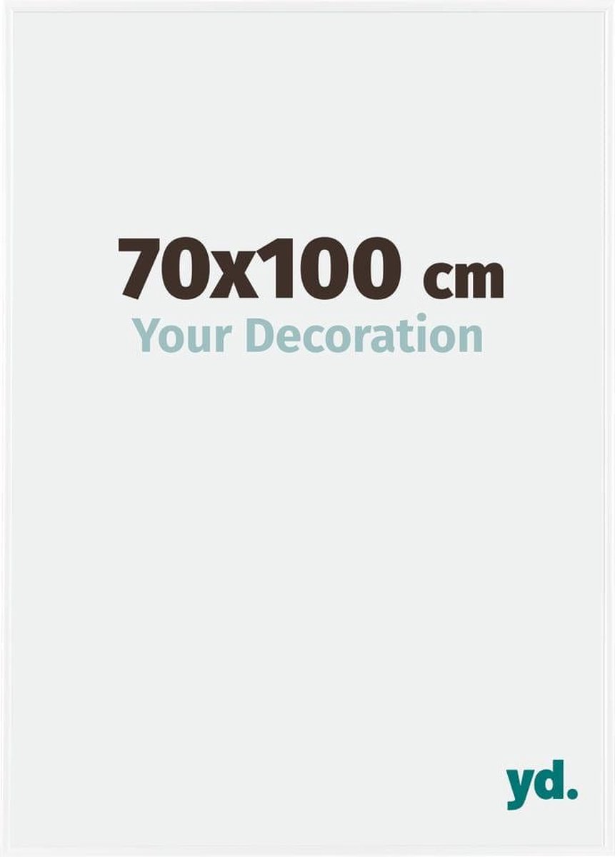 Your Decoration Evry Kunststof Fotolijst 70x100cm Hoogglans - Wit