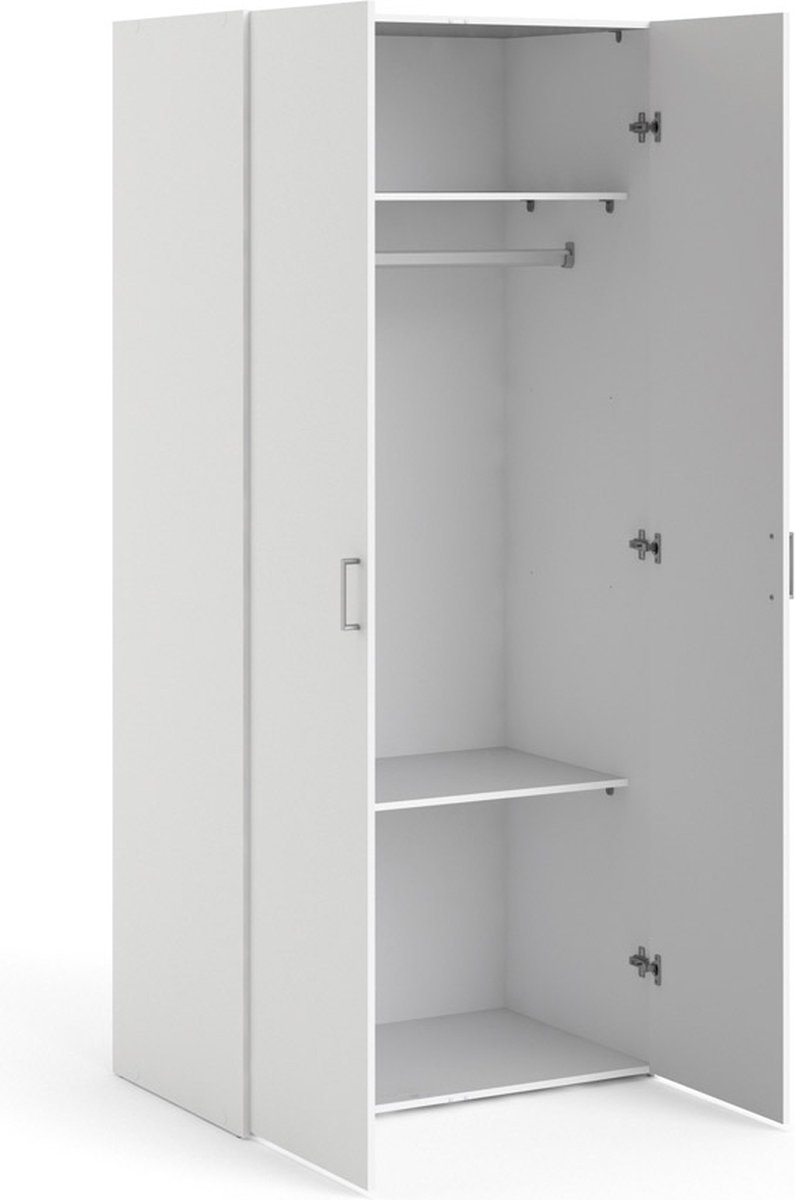 Spell Kledingkast 2 Deuren. - Wit