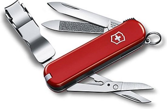 Victorinox Nailclip 580 Zakmes - 8 Functies - - Rood