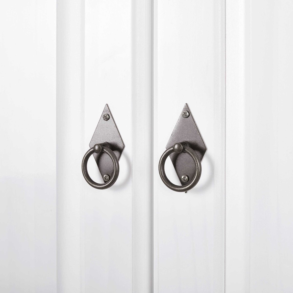 Tweedeurs Kledingkast Met Laden Danz. - Wit