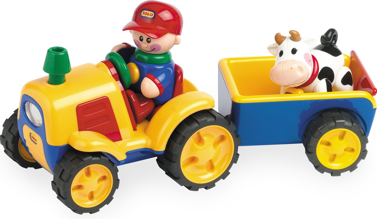 Tolo Toys Tolo First Friends Elektronisch Speelgoedvoertuig - Tractor & Aanhanger