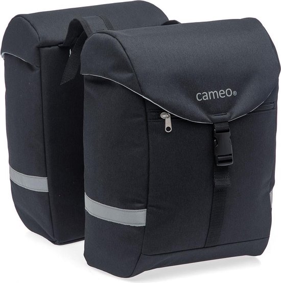 New Looxs Dubbele Fietstas Cameo Sports 28 Liter - Zwart