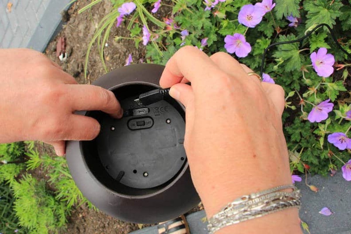 Luxform Batterij/usb Tafellamp Chelsea - Bruin