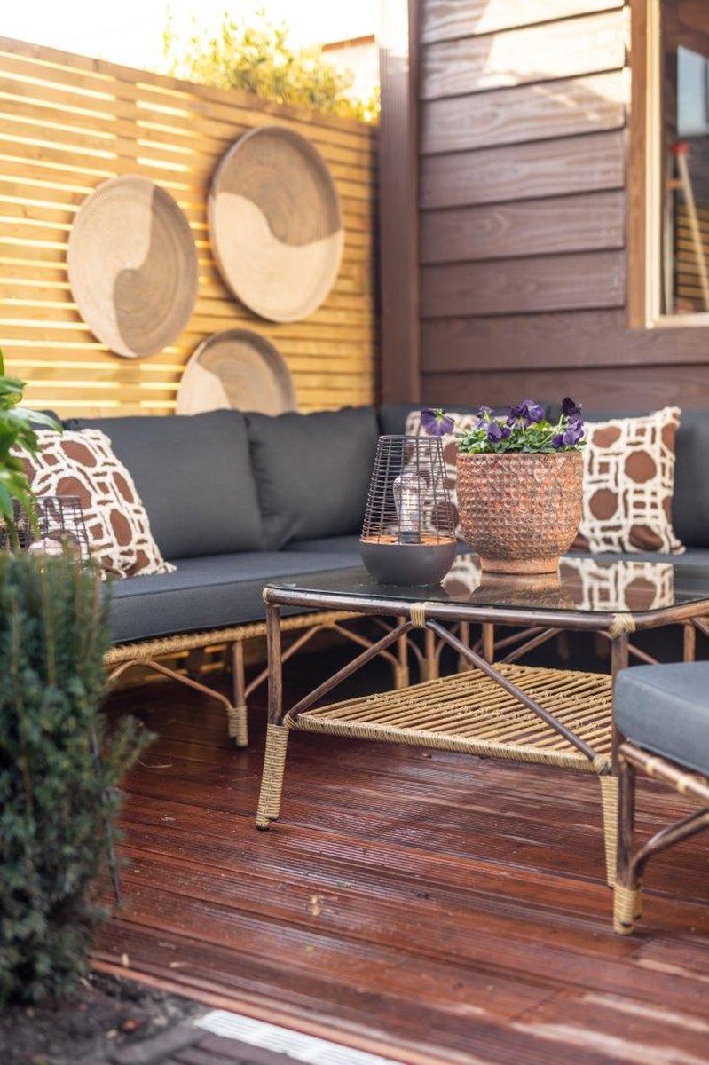 Luxform Batterij/usb Tafellamp Chelsea - Bruin