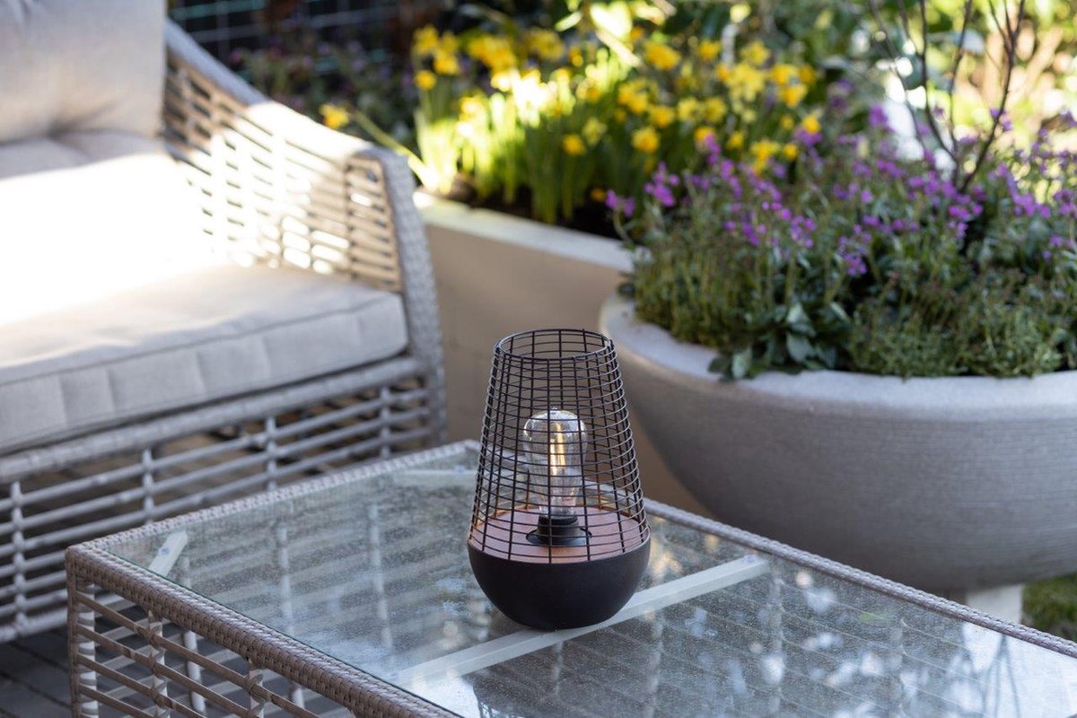 Luxform Batterij/usb Tafellamp Chelsea - Bruin