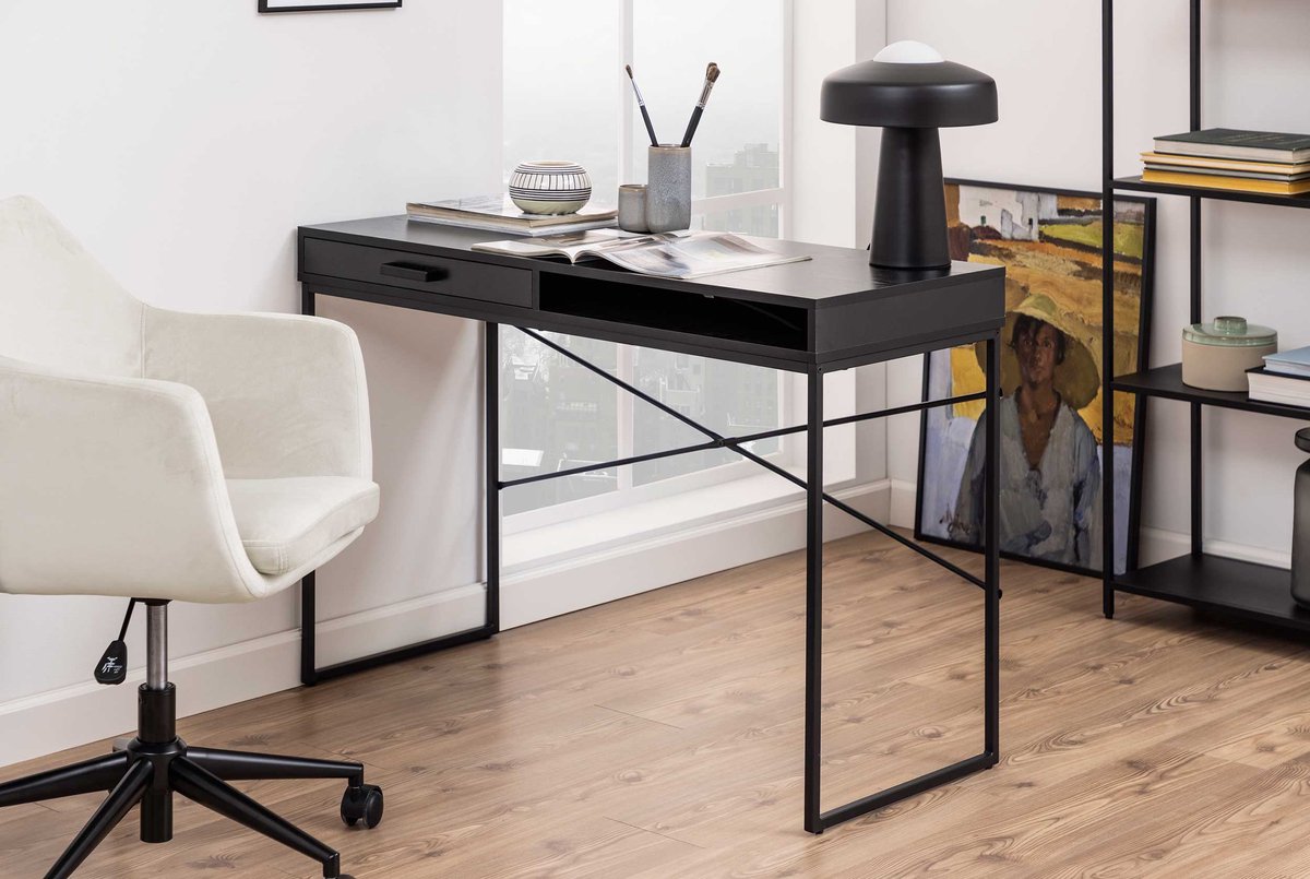 MOOS Sea Bureau 1 Lade En 1 Plank. - Zwart