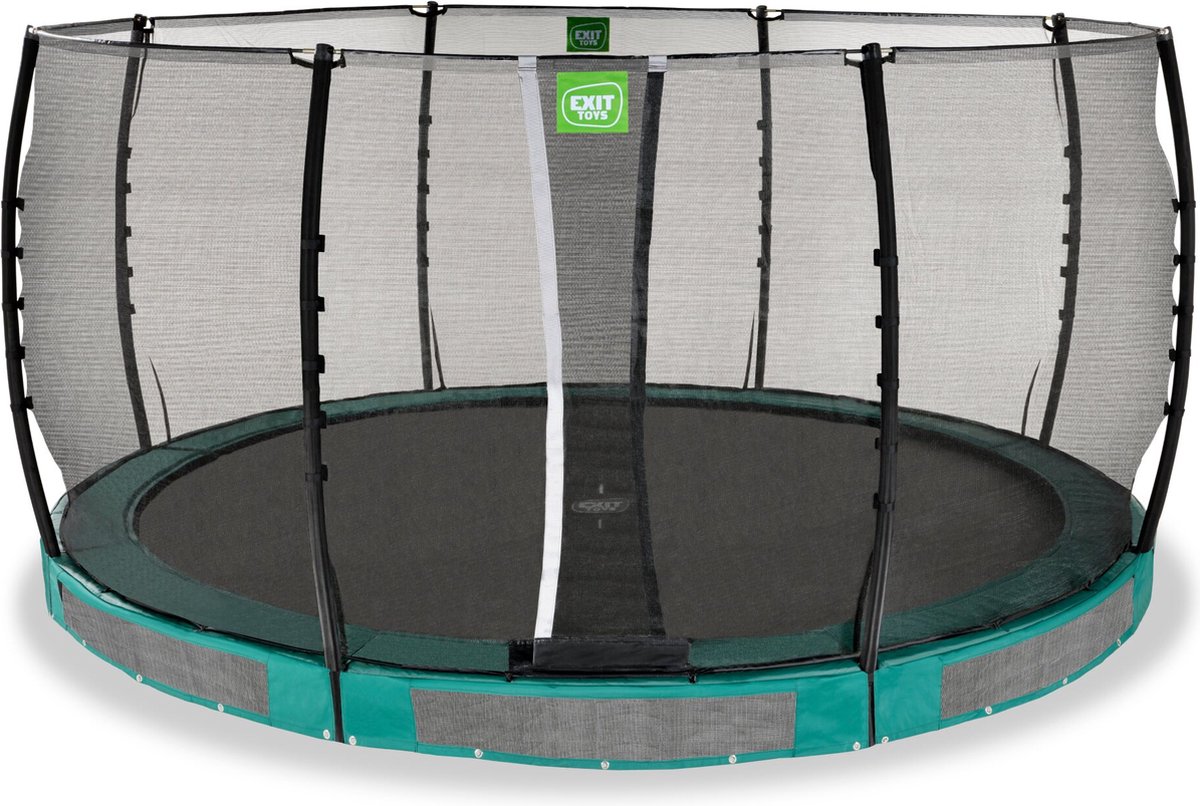 EXIT Toys Exit Allure Classic Inground Trampoline ø427cm - - Groen