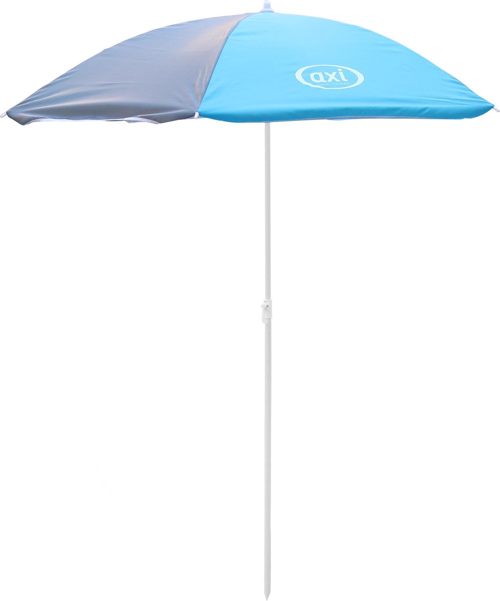 axi Parasol ?125 Cm Voor Kinderen In & Blauw Compatibel Met Picknicktafels, Watertafels & Zandbakken - Grijs