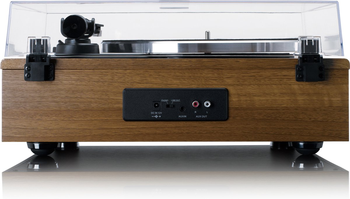 Lenco Platenspeler Met 4 Ingebouwde Luidsprekers Ls-410wa Hout - Bruin