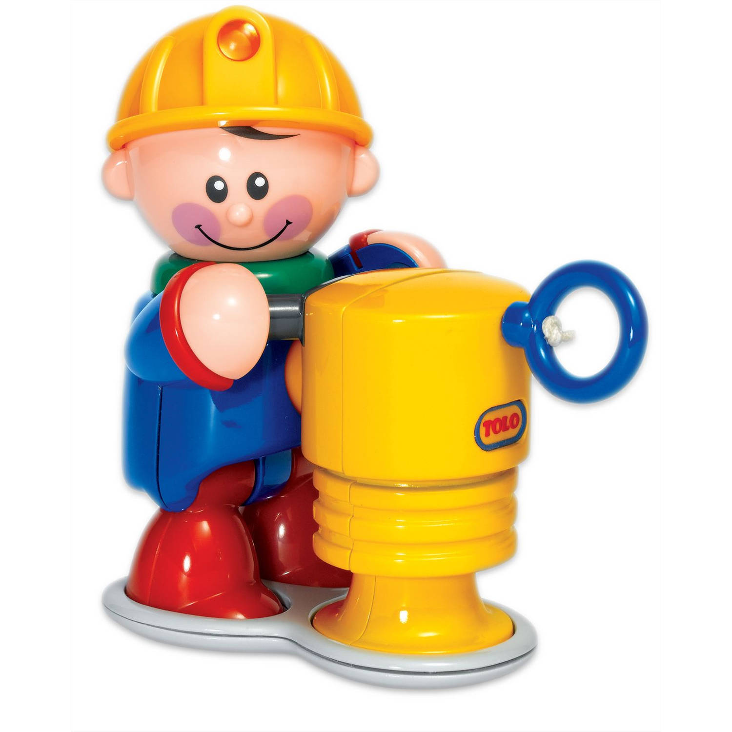 Tolo Toys Tolo First Friends Speelfiguur - Wegwerker Met Drill Machine