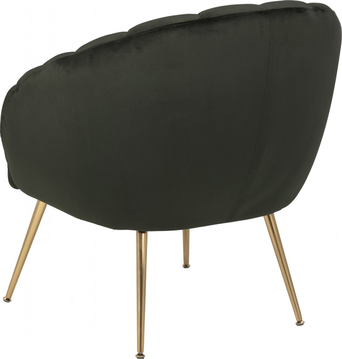 Dano Fauteuil Lounge Fauteuil, Messing. - Groen