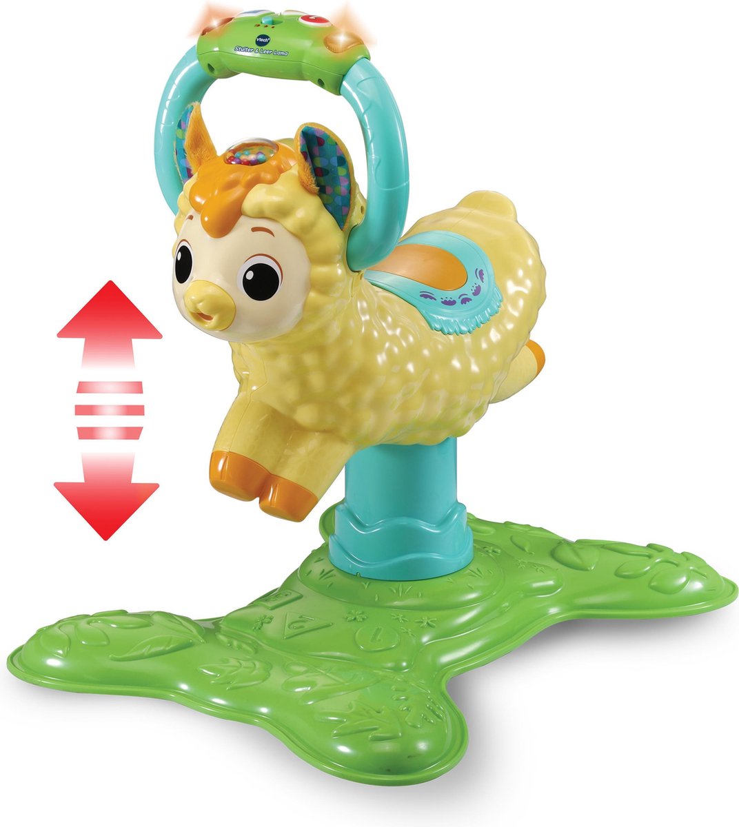 Vtech Hobbelfiguur Stuiter & Leer Lama Junior 52 Cm/groen - Beige