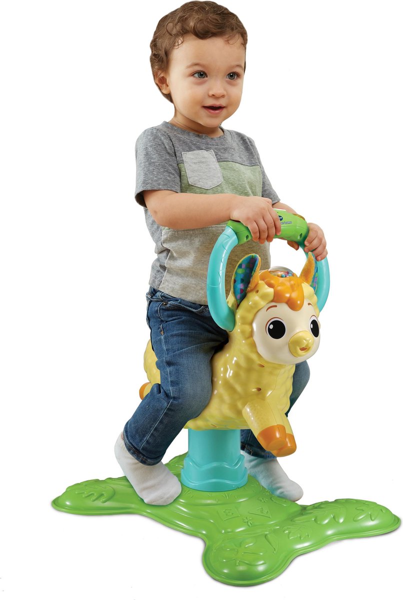 Vtech Hobbelfiguur Stuiter & Leer Lama Junior 52 Cm/groen - Beige