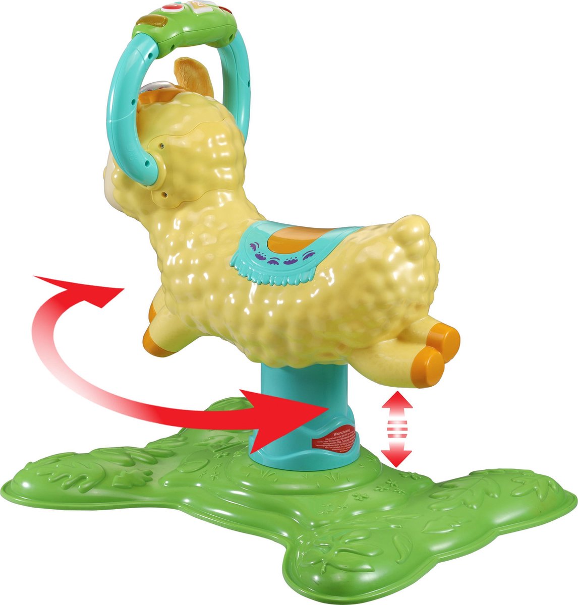 Vtech Hobbelfiguur Stuiter & Leer Lama Junior 52 Cm/groen - Beige