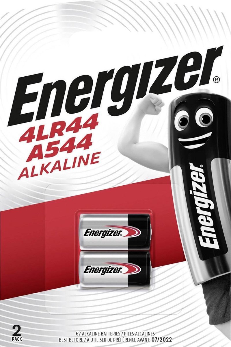 Energizer Alkaline Batterij 4lr44 6 V 2-blister