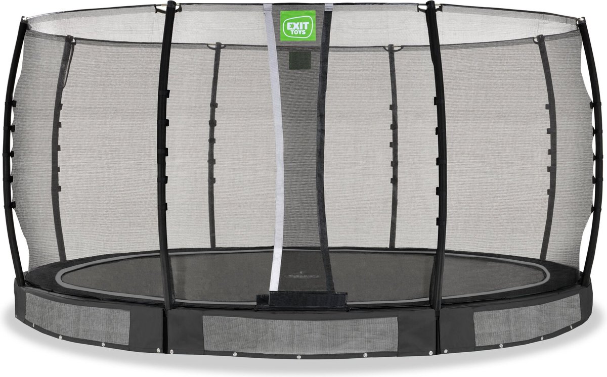 EXIT Toys Exit Allure Classic Inground Trampoline ø427cm - - Zwart