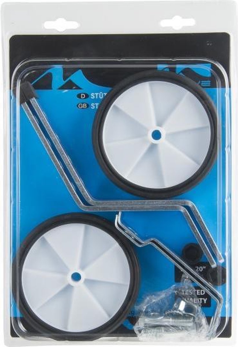 M-wave Zijwieltjes Pole Position 12-20 Inch Blister