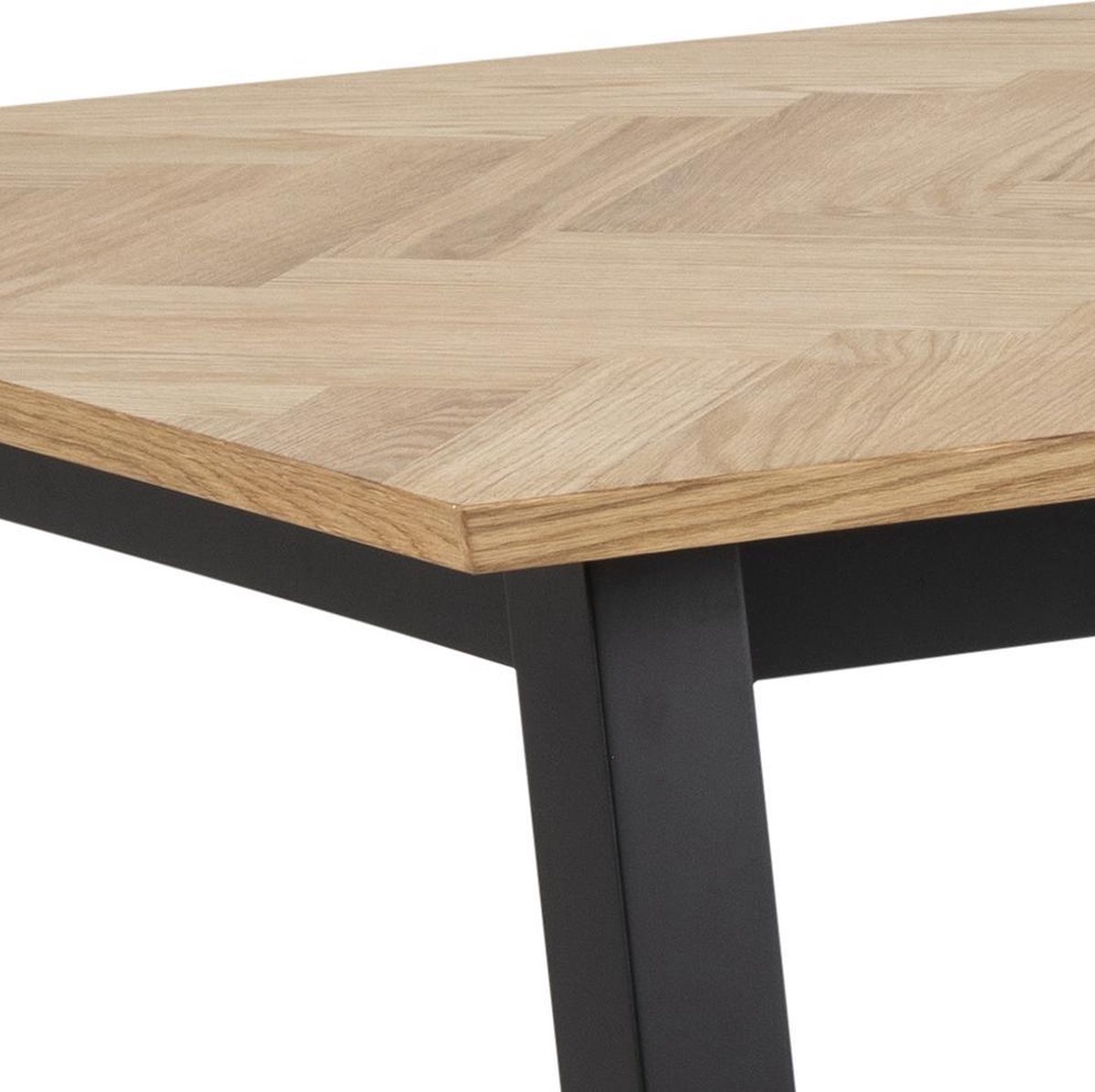 Brips Eetkamertafel Eikenfineer. - Bruin