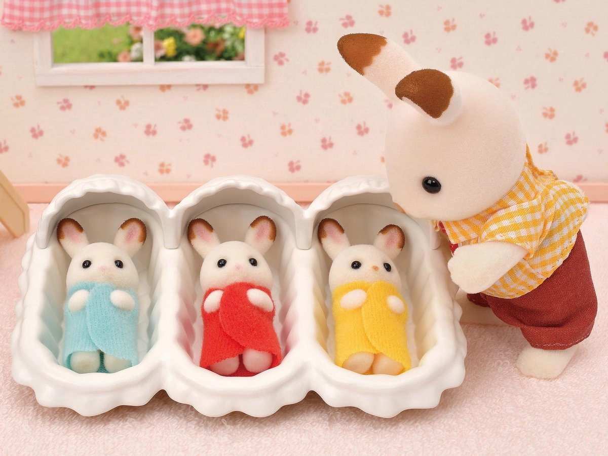 Sylvanian Families Drieling Chocoladekonijn Verzorgingsset - 5532