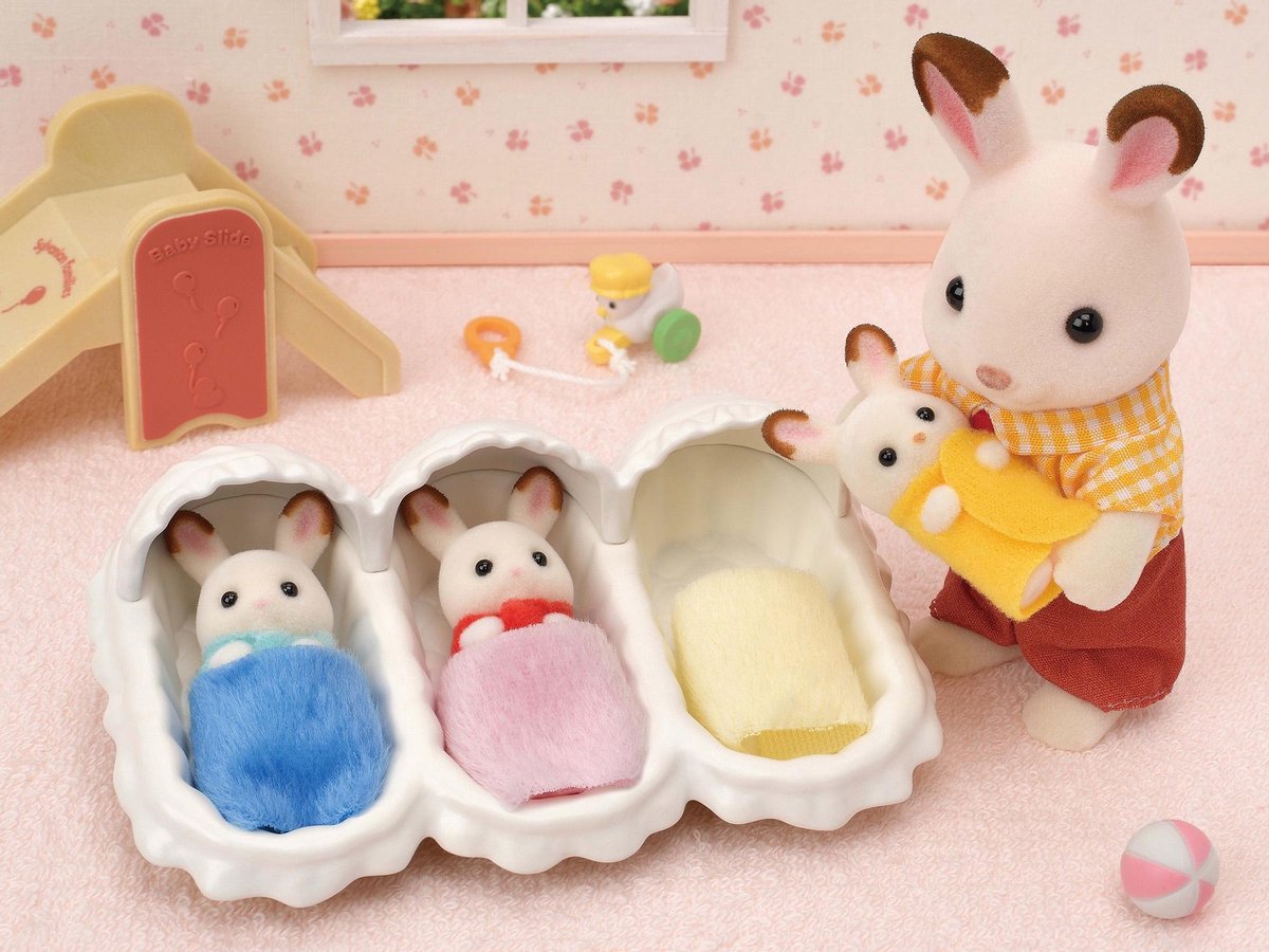 Sylvanian Families Drieling Chocoladekonijn Verzorgingsset - 5532